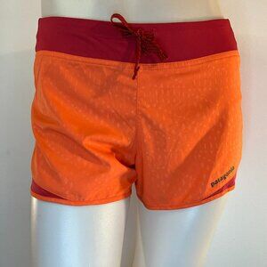 Patagonia Worn Wear Women's Carve Coral 3" Strider Shorts - Size Small